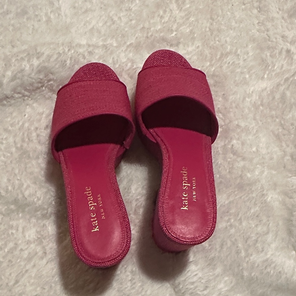 Kate Spade Fuchsia Mules